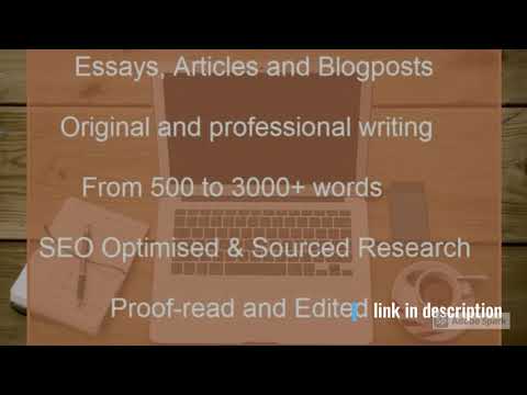 I will write blogs, articles, online content, product descriptions