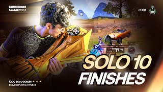 Solo 10 Finishes Rondo gameplay 🚀| iQOOSouLGoBLiN