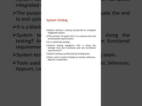 Software testing strategies-unit, integration,system,regression testing#trending #viralvideo #shorts
