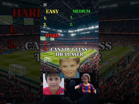 GUESS THE PLAYER BY A CHILDHOOD PHOTO #footballquiz #footballtrivia #shorts #soccerquiz  #quiz