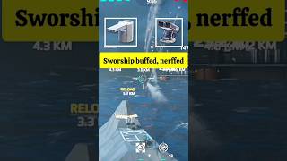 Fs Swordship After Alpha update Buffed, nerrfd#shorts #modernwarships #attitude #alphatest