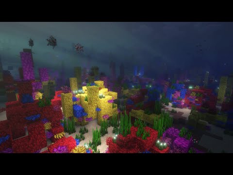 🌊 𝘜  𝘕  𝘋  𝘌  𝘙  𝘞  𝘈  𝘛  𝘌  𝘙 🌊 Minecraft Music Ambience (visuals + no ads)