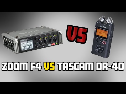Tascam DR-40 vs Zoom F4 - What's the better field recorder?