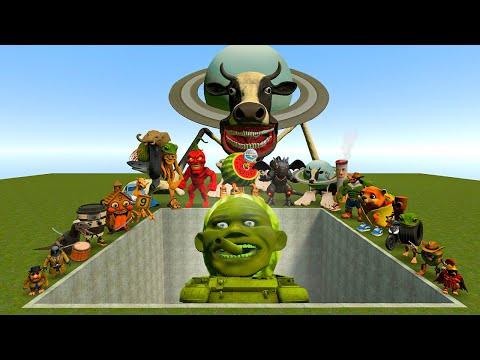 ALL NEW TAPES VS THE GIANT PIT WITH LIN GANG MELON!   Garry's Mod