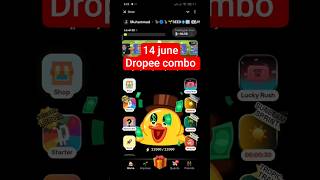 14 June Dropee Combo card 🔥 Today Dropee combo lottery card 🔥 Dropee Airdrop update