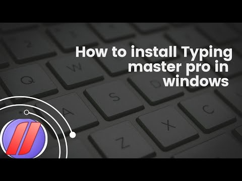 How to install Typing master pro in windows 10/11 Telugu.