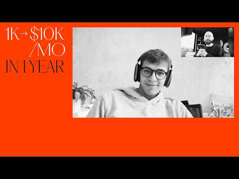 He bridged the gap to 10K months in JUST ONE YEAR as a Freelance Web Designer