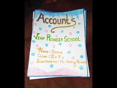 Accountancy project file on journal, ledger, trial balance #accountancy #shortsvideo #shorts #like