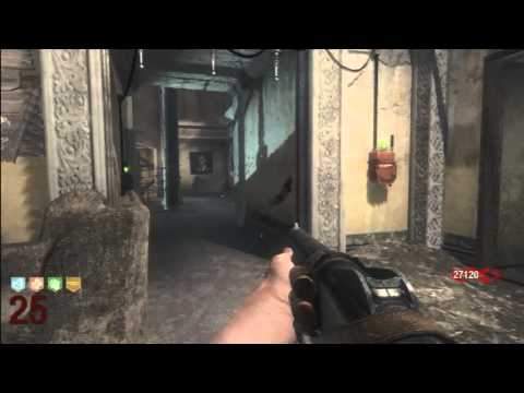Black Ops Zombies Wall Shot gun Challenge Part 7/9 Kino Solo