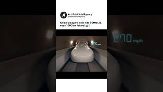 China's maglev train hits 600kmh, eyes 1000km future! 🚄💨