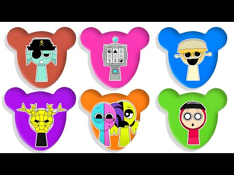 Sprunki cubes! GUESS which Sprunki Character Will Come Out of The Cubes.Rat Dance x Oren Phase 2 - 5