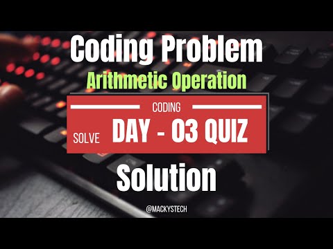 Dai - 03 | Arithmetic Operator Question | C++ | Coding Question #coding #programming