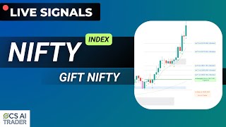 Nifty Index & Gift Nifty Futures Live Signals and  Live Trading by Ocs Ai Trader