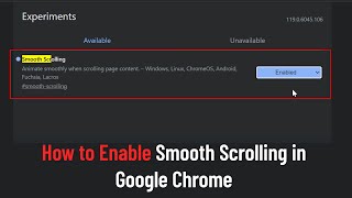 How to Enable Smooth Scrolling in Google Chrome (Guide)