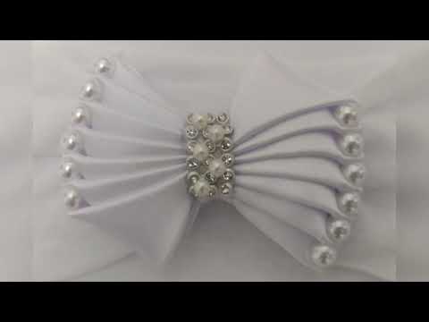 Laço para bebê em no luxo com Pérolas Elegance Kids no SHOPEE