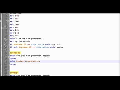 Batch Tutorial: Adding Encryption