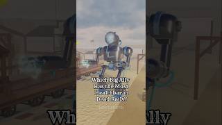 Which Big Ally Has the Most Healthbar in Dead Rails #roblox #deadrails