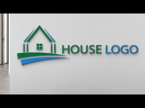 How to create House logo logo design in adobe illustrator|| business logo|| talha tech