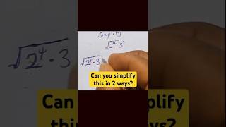 Simplifying Radical  Problems
