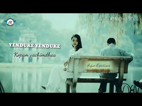 ENDUKE_ENDUKE_KOPAM_VACHINDA_💞Emotional Whatsapp status_💞 #Lovefailuresong