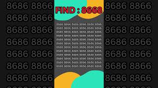 How Good Are Your Eyes?😎 #shorts #trending #viral #iqtest