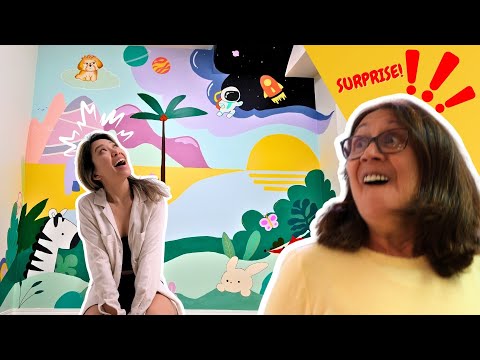 Let's surprise her with a Mural for her Kiddos!