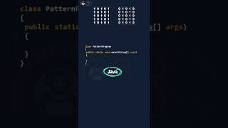 Tricky Java Pattern Program | Binary Pattern #shorts #java #shorts #softethics #programmer_one