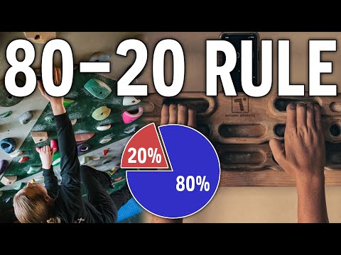 How Pareto's Principle can make you BETTER at CLIMBING