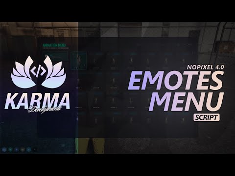 FiveM - Karma Developments Animations System [QBCore/ESX/Standalone]