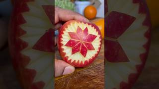 Amazing Fruit Cutting Skill | Fruit Carving Ideas | Apple Carving 😱#foodlover #shorts #diy #food