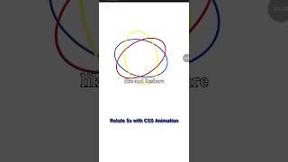 three circle Css animation