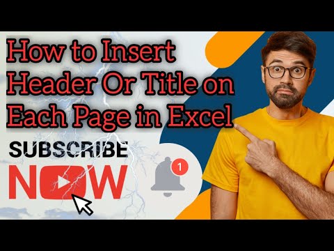 How to Print Title or Header on Each Page in Excel Sheet || Excel me Print Titles Kaise Insert Kare