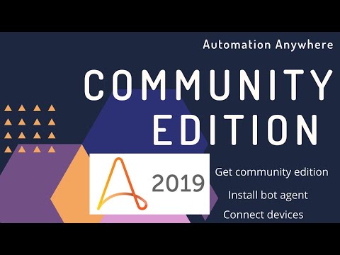 A2019 Community Edition | Install bot agent | Connect device to the cloud