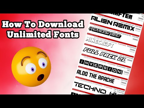 how to download fonts | unlimited fonts | fonts