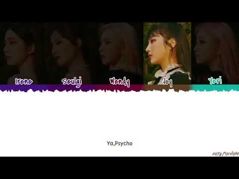 PSYCHO /[RED VELVED ](color coded lyrics ENG/ROM/HAN)