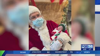 Santa visits NICU babies in Lexington