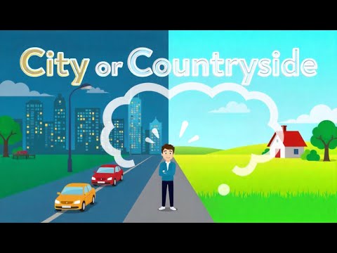 City or Countryside —Where Would You Choose? | English Podcast for Learning English | Beginner Level