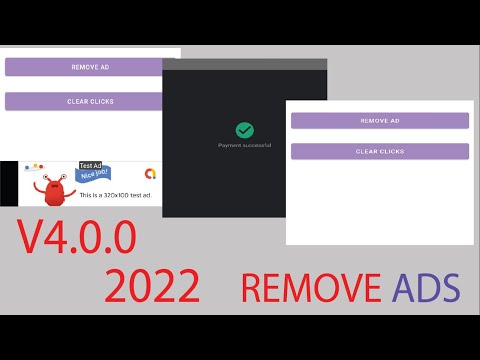 In App Purchase Remove Ads 2022 - Using Google Billing Library Version 4
