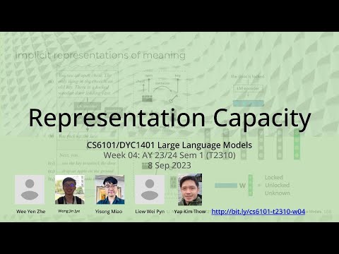 04: Representation Capacity – Large Language Models (NUS CS6101 NUS.WING)