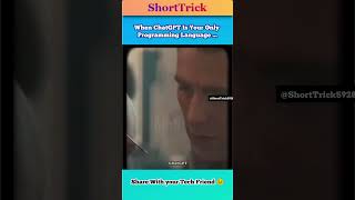 When ChatGPT Is Your Only Programming Language 😂💻 | #ChatGPT #CodingHumor #Shorts