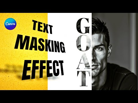 Text Masking Effect In Canva💥