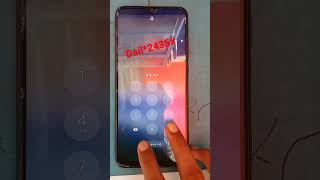 Samsung A03 password unlock code 😱😱💯%success #short #viral #youtube
