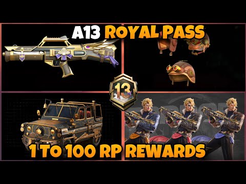 FINALLY 😍 NEXT ROYAL PASS IS HERE | A13 ROYAL PASS 1 TO 100 REWARDS | A13 RP GIVEAWAY