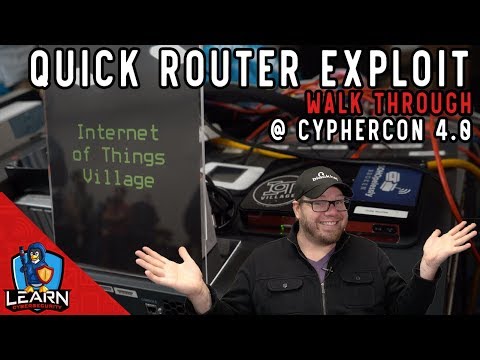 How to Hack - Exploiting a Router at Cyphercon4.0