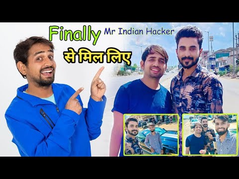 @MRINDIANHACKER से मिलने का सपना पूरा हुआ 🥰✌️| mr Indian hacker ki new Video | #mrindianhacker
