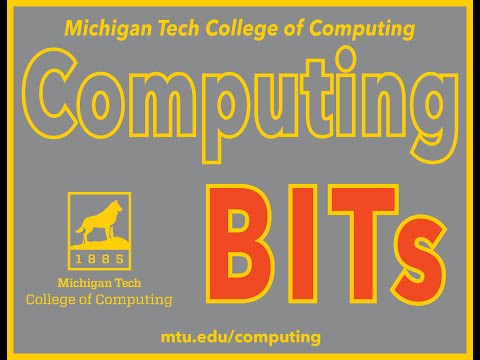 Computing Bits, August 19, 2020, Michigan Tech College of Computing