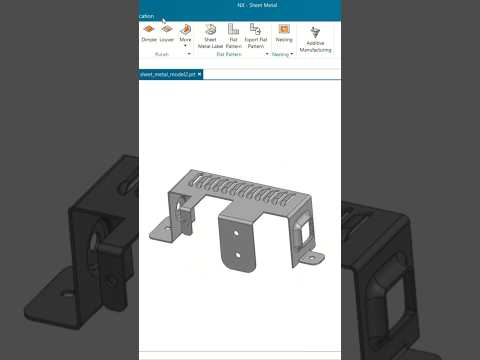 How to Design a Sheet Metal Bracket in Siemens NX | NX CAD Tutorial | Nx sheet metal | Nx Tutorial