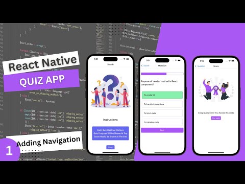 React Native Quiz App #1 Intro & Adding Stack Navigator