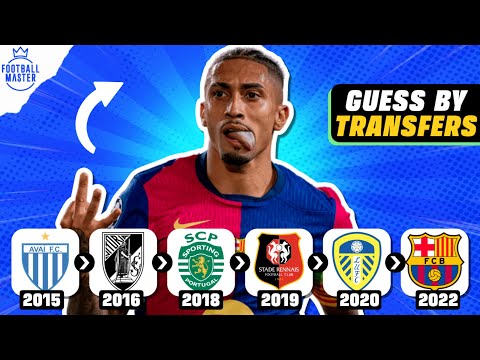 GUESS THE PLAYER BY THEIR TRANSFERS | FOOTBALL QUIZ SEASON 2024/25