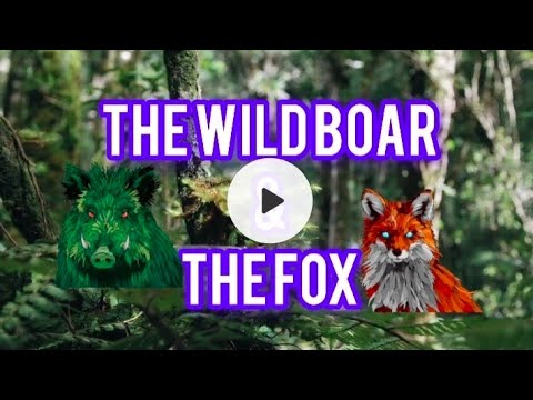 The Wild Boar and The Fox | Moral Tales by Aesop's | Bedtime story with a moral.